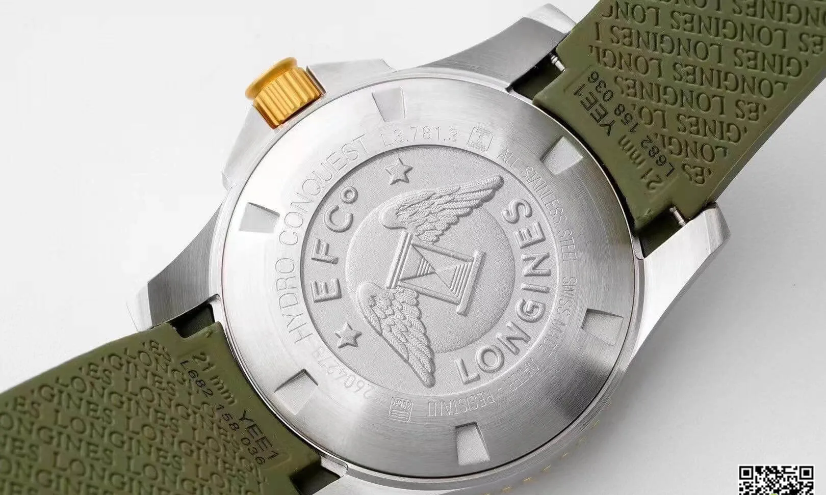 Longines Concas L3.781.3.06.9 ZF Factory 1:1 Best Edition Replica Watch Green Strap